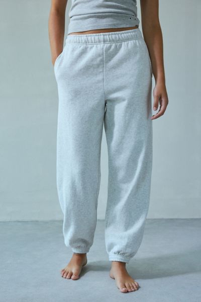 OUT FROM UNDER TRY ME SLIM JOGGER SWEATPANT IN LIGHT GREY, WOMEN'S AT URBAN OUTFITTERS 