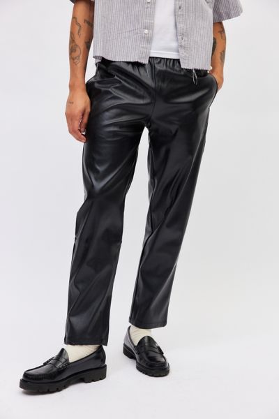 Cookman Diner Seat Faux Leather Chef Pant