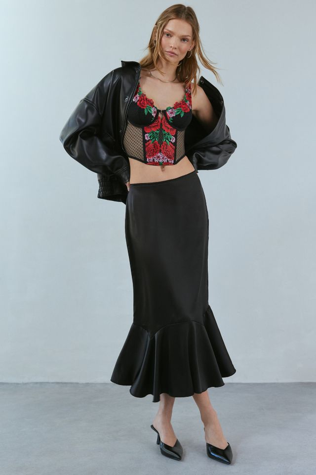 Out From Under A Dozen Roses Embroidered Corset #2