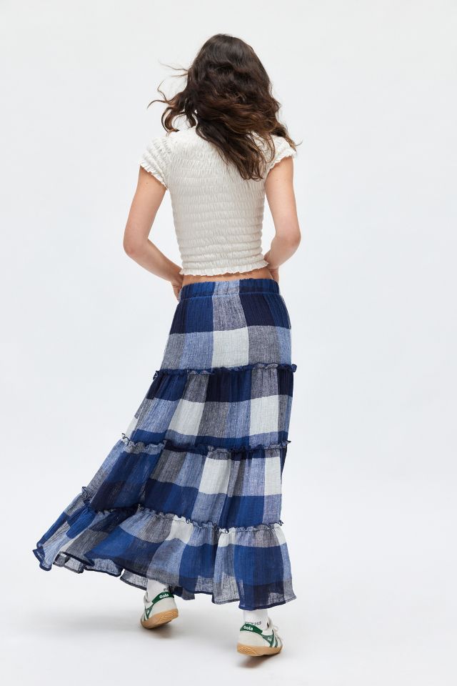 Gingham skirt urban outfitters best sale