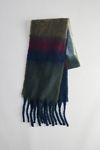 Woven Long Striped Scarf