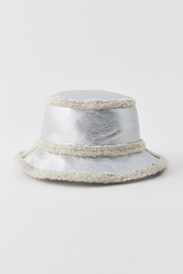 Metallic Fleece Bucket Hat #1