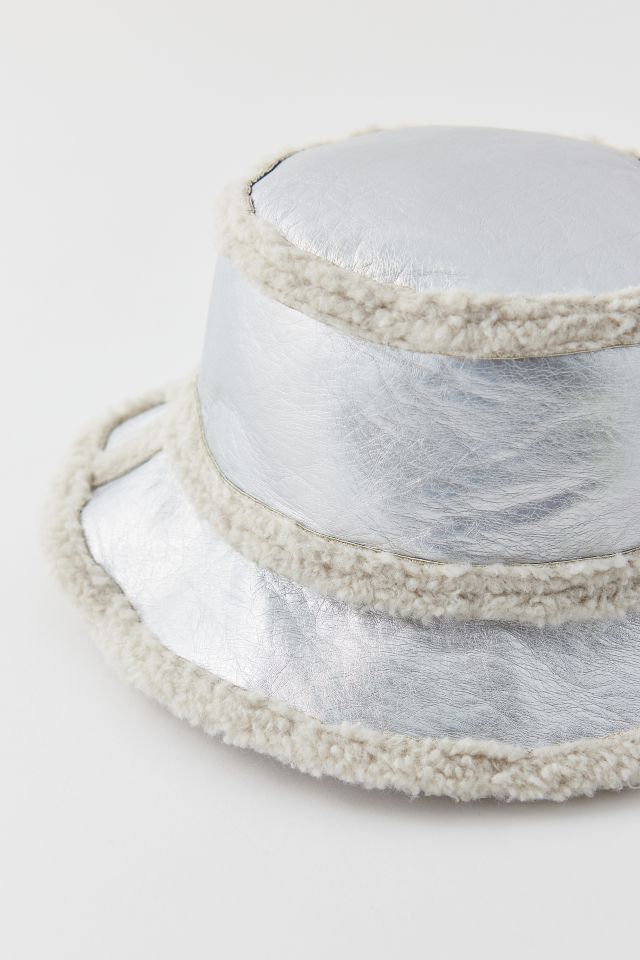 Metallic Fleece Bucket Hat #2