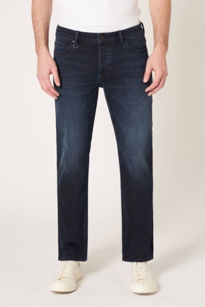 Neuw Lou Straight Jean In Polar, Men's At Urban Outfitters In Black