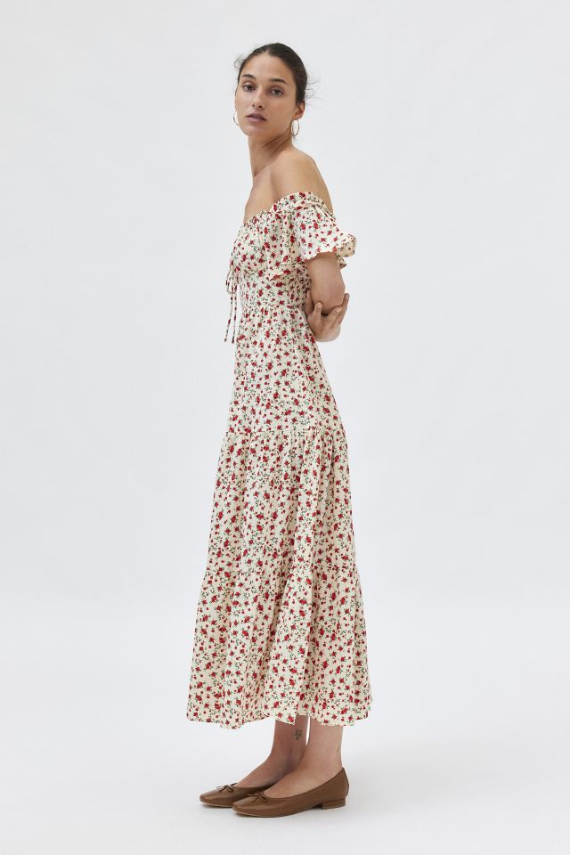 Robe Longue Rose Kiss The Sky Urban Outfitters Canada 9874