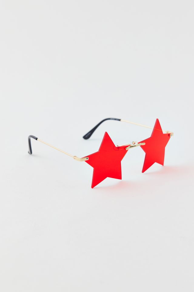 Red Star Rimless Sunglasses #1