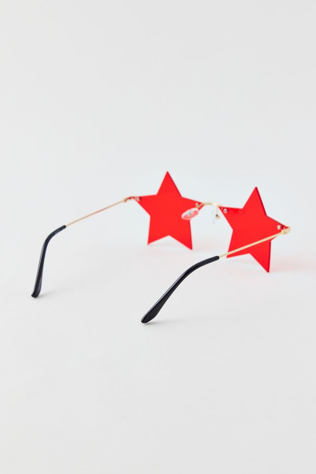 Red Star Rimless Sunglasses #2