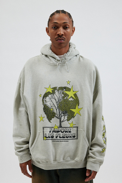 J'Adore Les Fleurs Hoodie Sweatshirt | Urban Outfitters