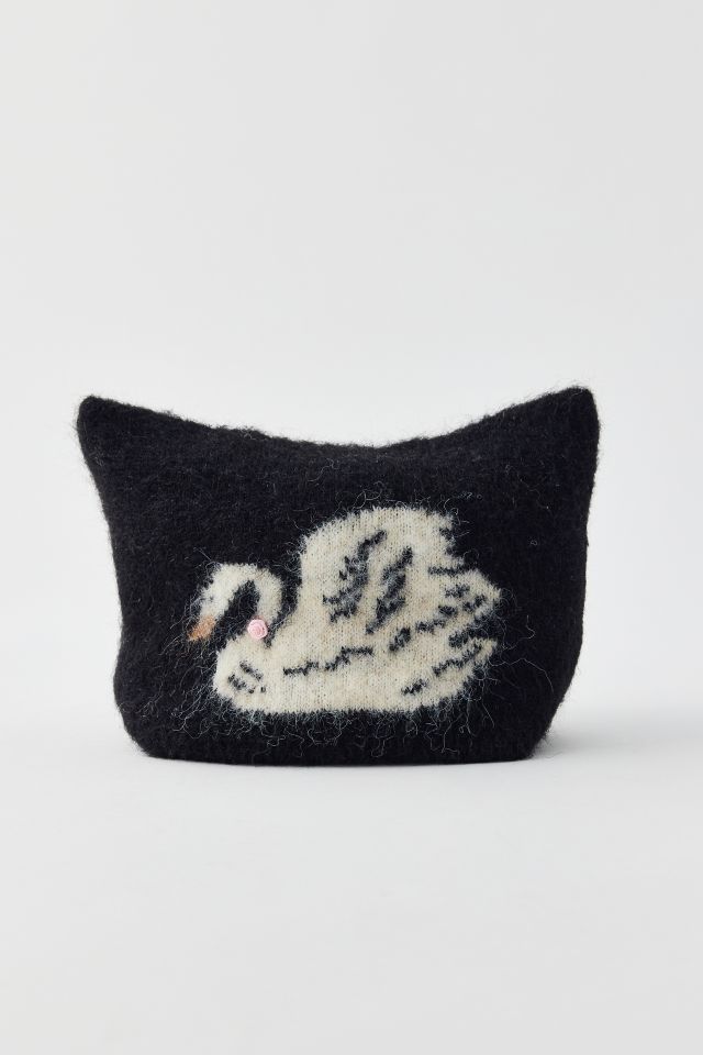 Mylo Swan Fuzzy Beanie #1