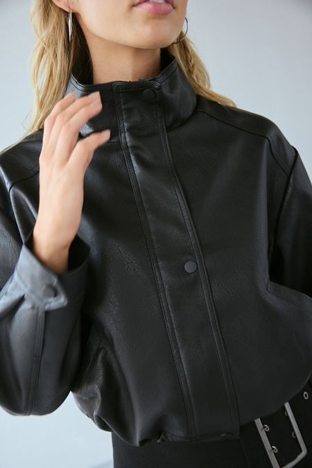Lexy Fringe Faux Leather Jacket Lexy Fringe Faux Leather Jacket