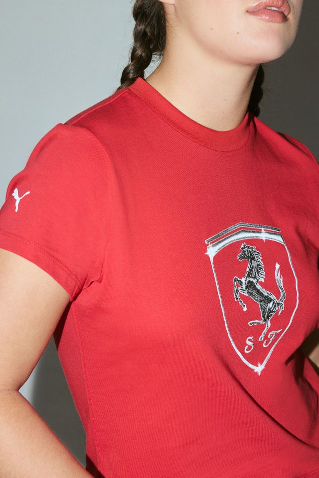Puma Ferrari Logo Emblem Race Baby Tee #1