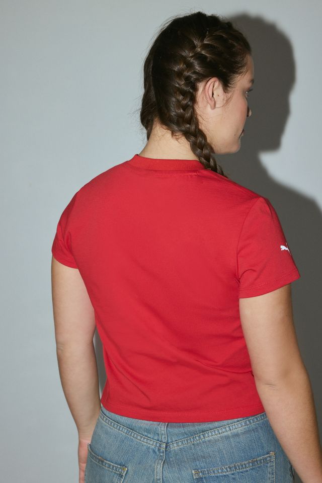 Puma Ferrari Logo Emblem Race Baby Tee #2