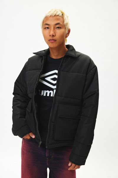 Standard Cloth Filled Jacket In Black, Men's At Urban Outfitters In Black