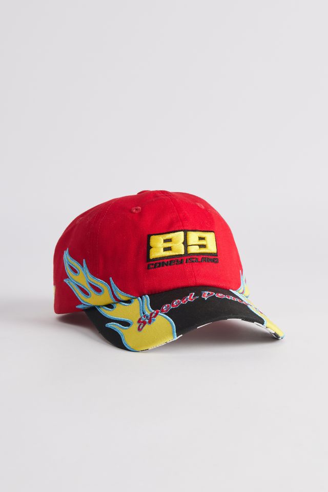 Graphic Racing Flame Dad Hat #1