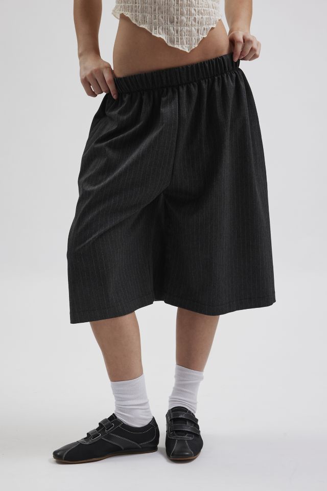 Urban Renewal Remnants Pinstripe Longline Pull-On Jort #1