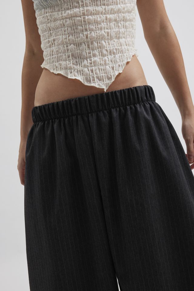 Urban Renewal Remnants Pinstripe Longline Pull-On Jort #4