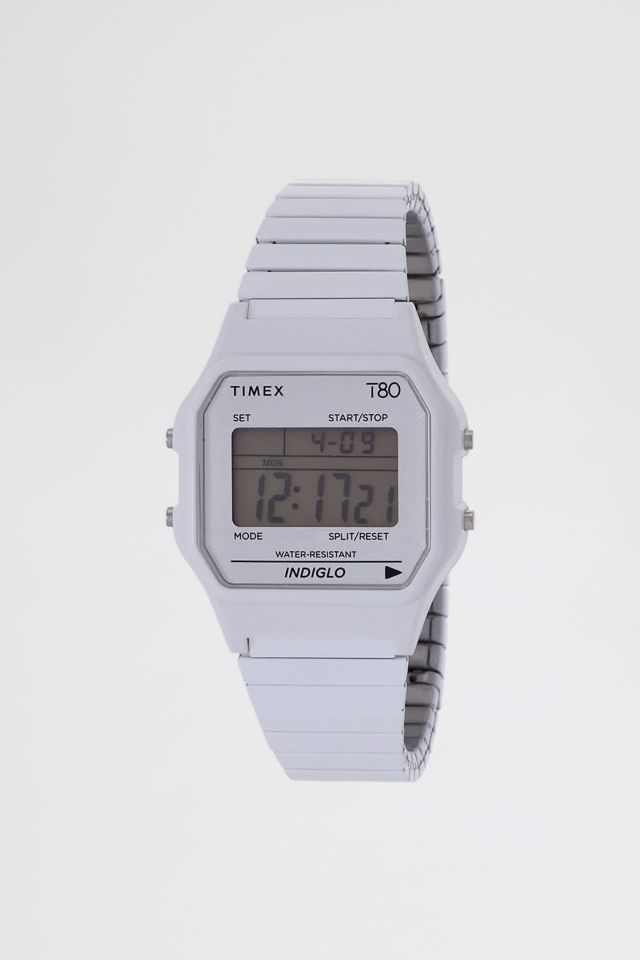 Timex T80 Digital Black SS for sale online | eBay
