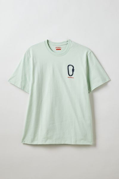 Merrell Uo Exclusive Carabiner Graphic Tee In Mint, Men's At Urban Outfitters In Mint