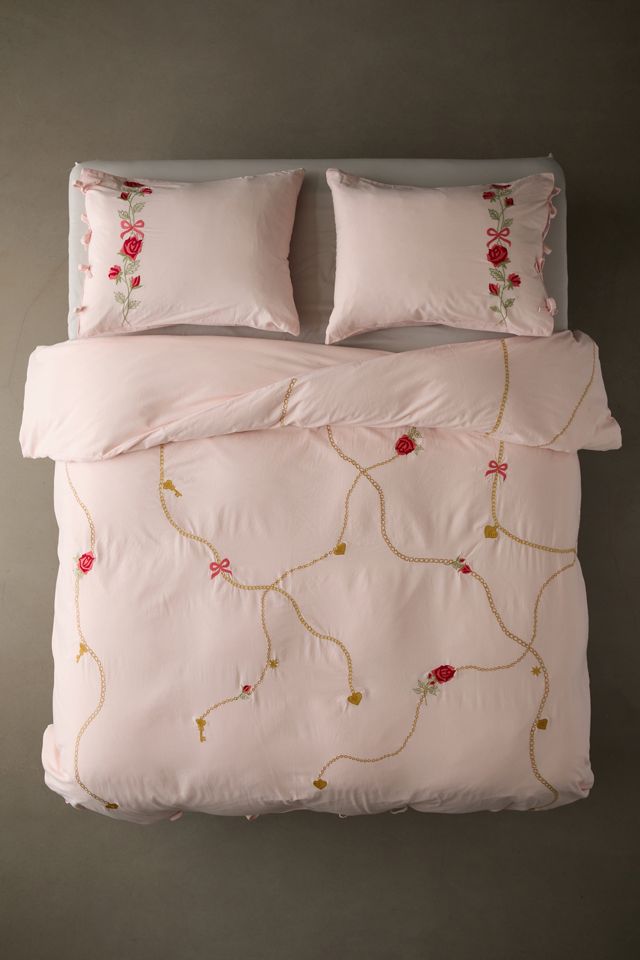 Locket Embroidered Duvet Cover | Urban Outfitters