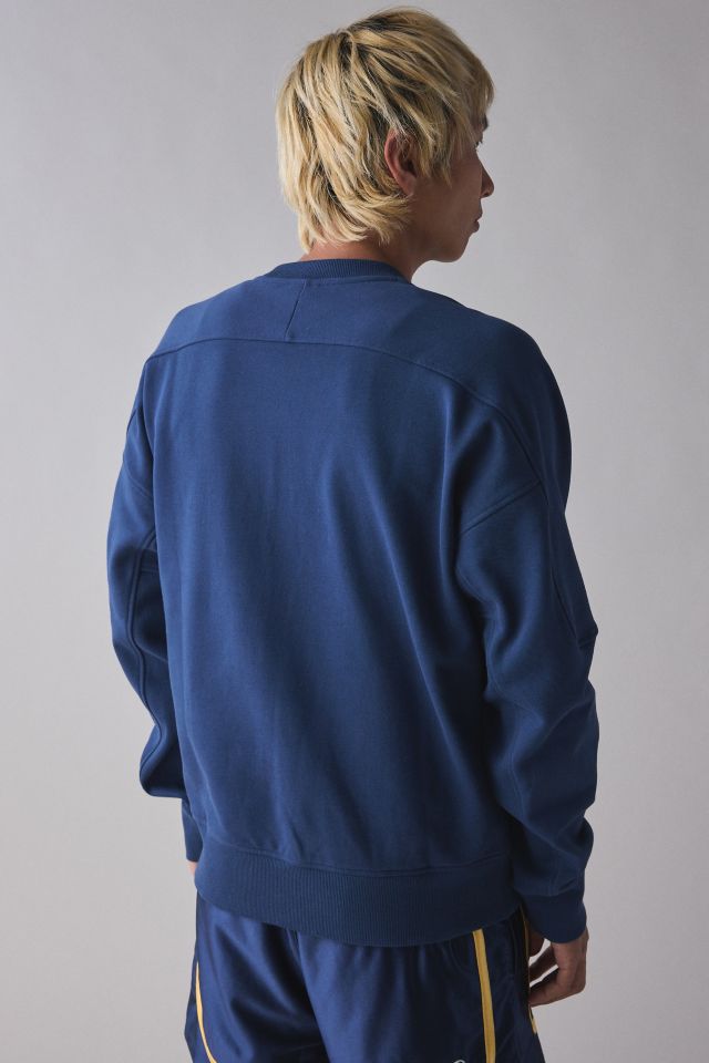 New Balance Varsity Logo French Terry Crew Neck Sweatshirt #1