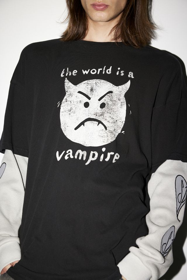 Smashing Pumpkins Double Layer Long Sleeve Tee #1