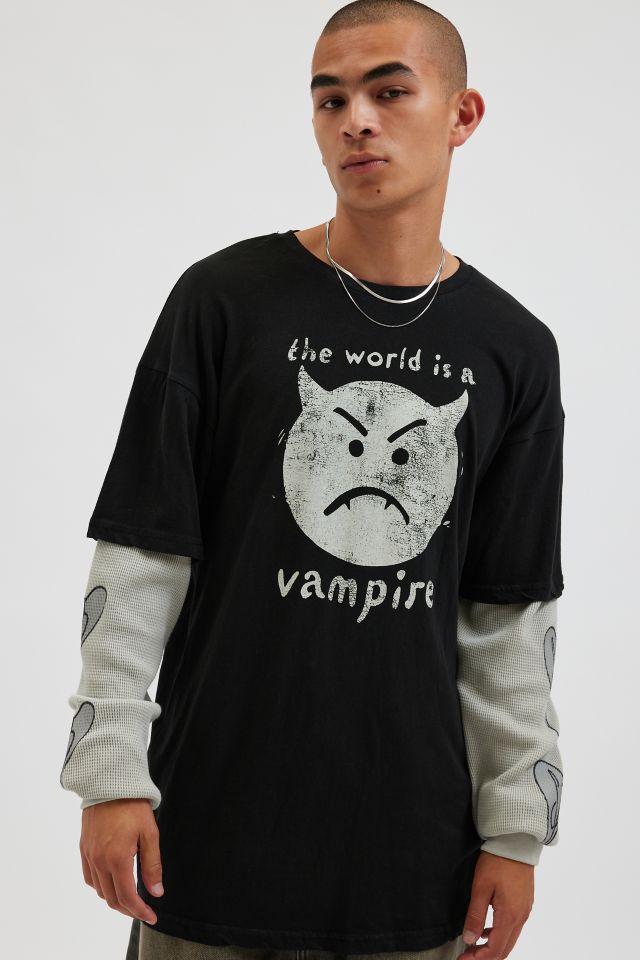 Smashing Pumpkins Double Layer Long Sleeve Tee #2