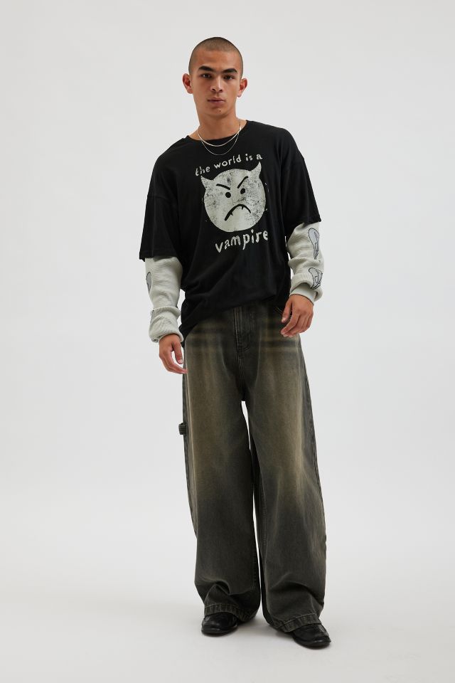 Smashing Pumpkins Double Layer Long Sleeve Tee #4