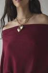 Out From Under Clarity Cozy Knit Off-The-Shoulder Top