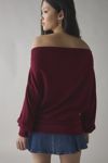 Out From Under Clarity Cozy Knit Off-The-Shoulder Top