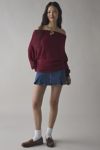 Out From Under Clarity Cozy Knit Off-The-Shoulder Top
