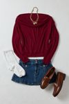 Out From Under Clarity Cozy Knit Off-The-Shoulder Top