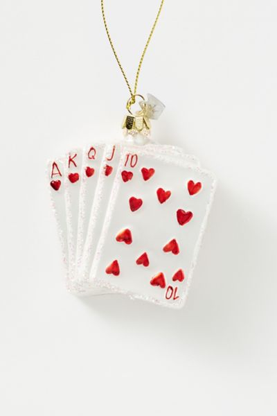 Royal Flush Playing Card Ornament