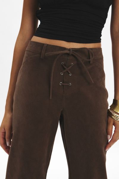 Ecote Norma Faux Suede Pull-On Bootcut Pant