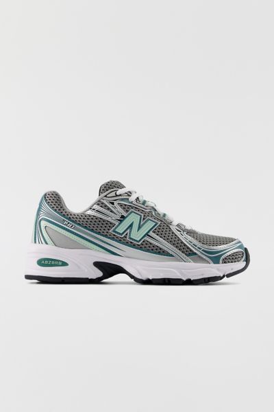 New Balance Women's 740 Sneaker In Silver Metalic With Sea Salt And New Spruce At Urban Outfitters