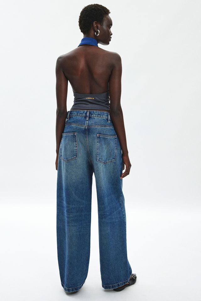 Jaded London Pitchside Football Halter Polo Top | Urban Outfitters
