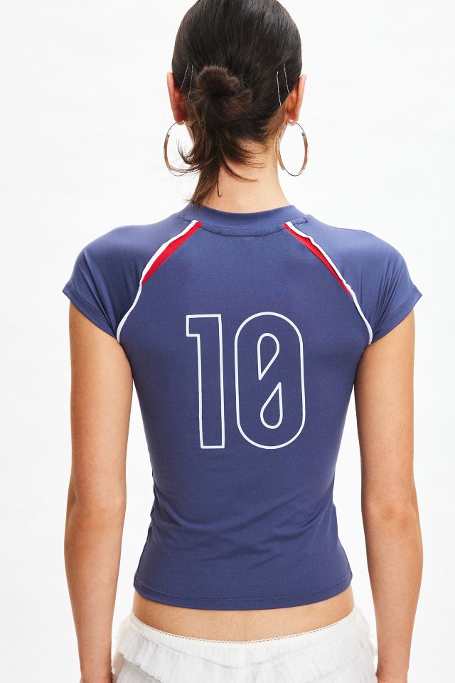 T-shirt bébé Jaded London England Diamonte Football #3