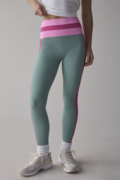 Beach Riot Mariella Sage Bloom Colorblock Legging