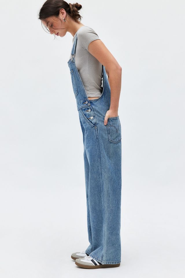 Levi's® Full Length Baggy Khaki Overall #3