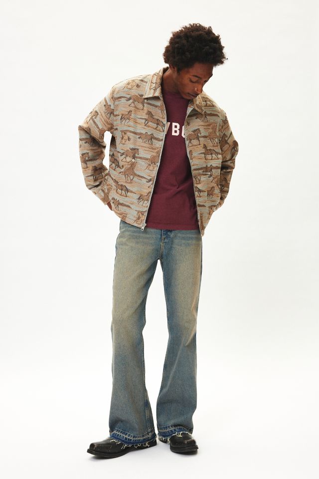 Veste zippée BDG à jacquard de cheval #3