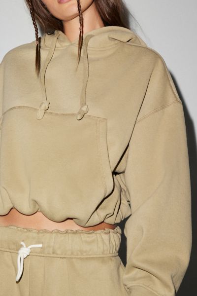 Out From Under Try Me Bubble Cropped Hoodie Sweatshirt