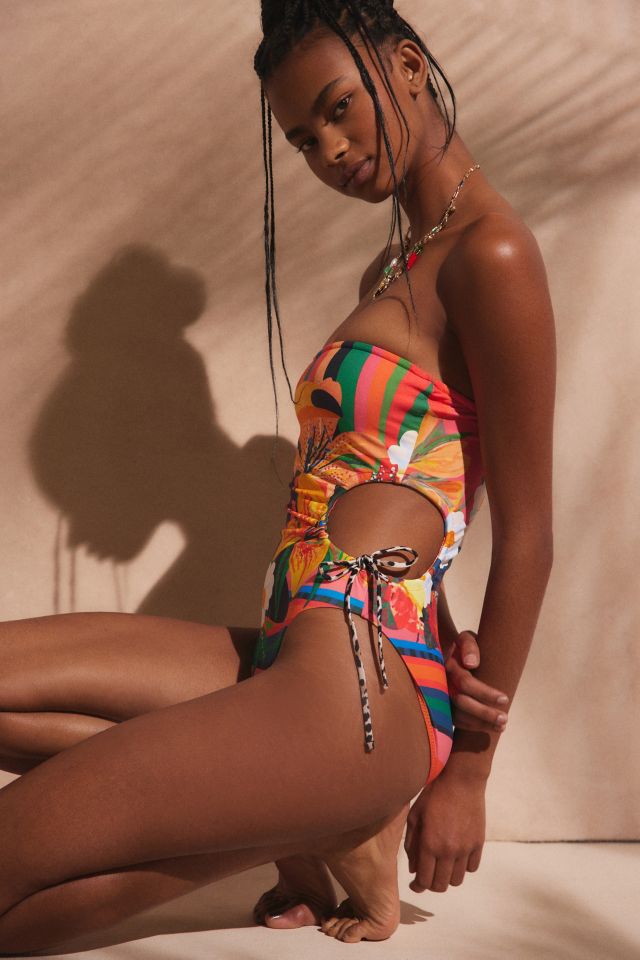 Maillot de bain une pièce sans bretelles Loro It's Now Cool #1