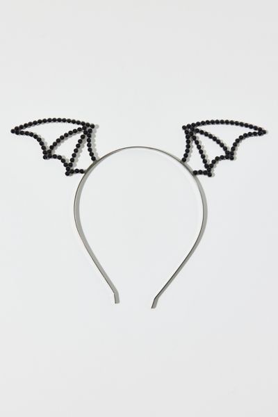 Rhinestone Bat Wing Headband