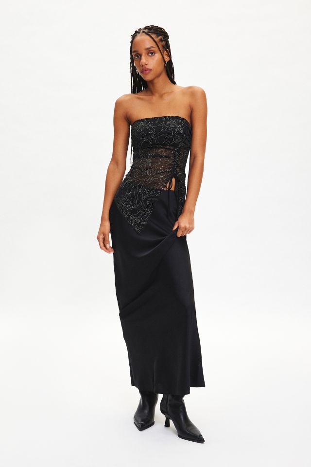 Silence + Noise Remy Embellished Tube Top #2
