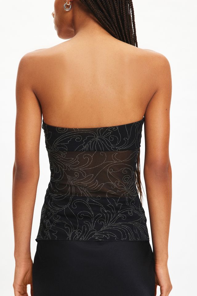 Silence + Noise Remy Embellished Tube Top #3