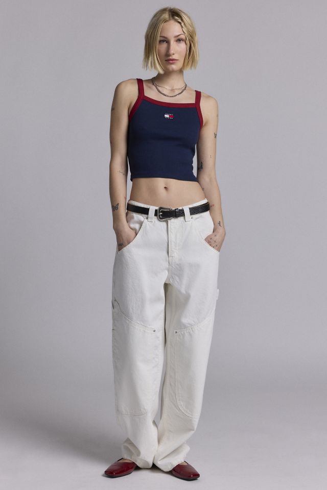 Tommy Jeans Badge Ribbed Knit Tank Top #2