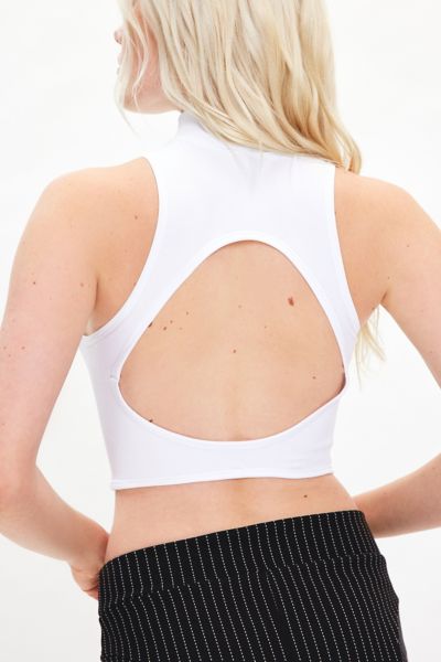 Out From Under Zaid Compression Mockneck Open Back Tank Top