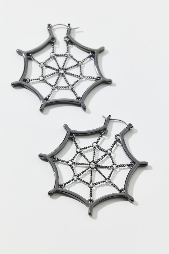 Spiderweb Hoop Earring #1