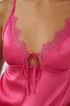 Kat The Label Sorrento Lace Trim Satin Cami