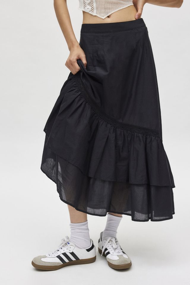 Kimchi Blue Alia Asymmetrical Maxi Skirt #1