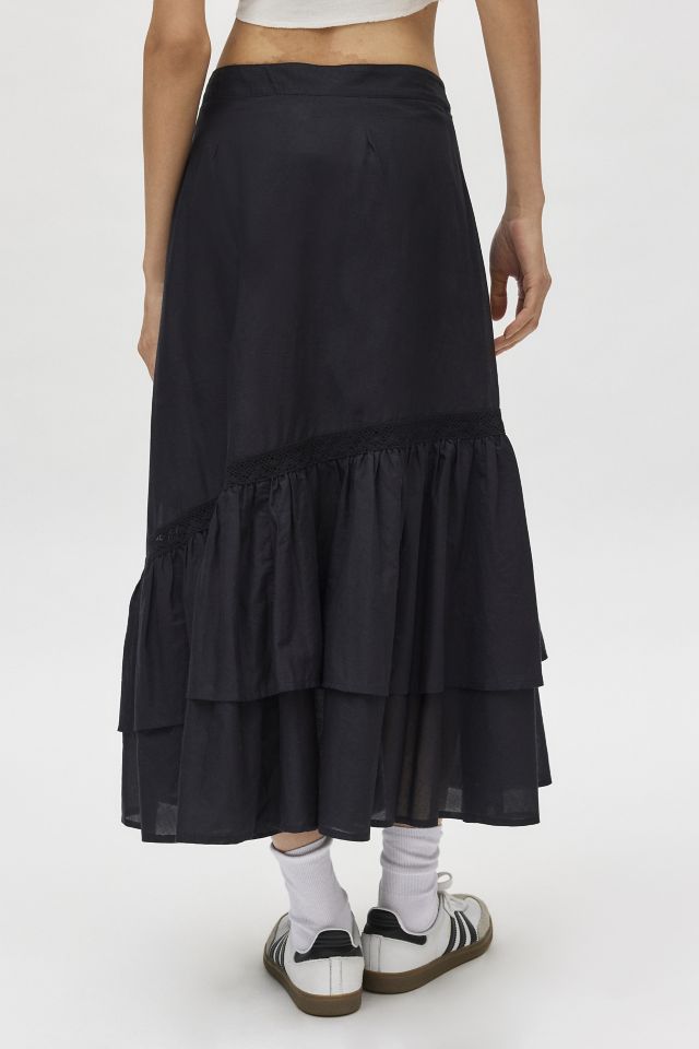 Kimchi Blue Alia Asymmetrical Maxi Skirt #3